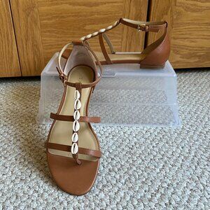 TALBOTS - Keri Shell Detail Sandal - Excellent Condition